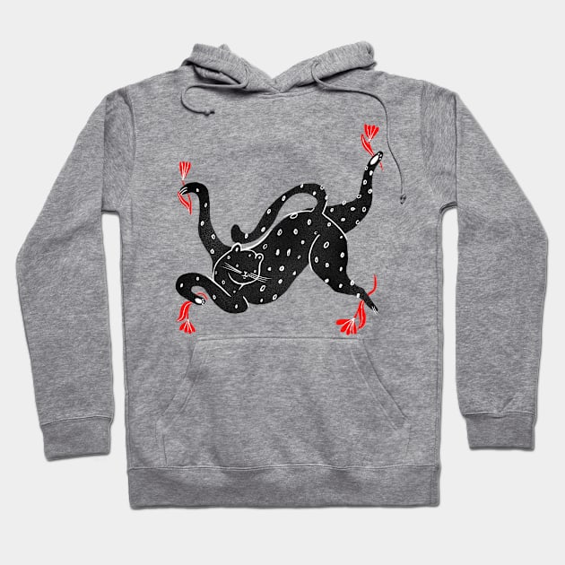 flower cheetah Hoodie by Mjdrawings